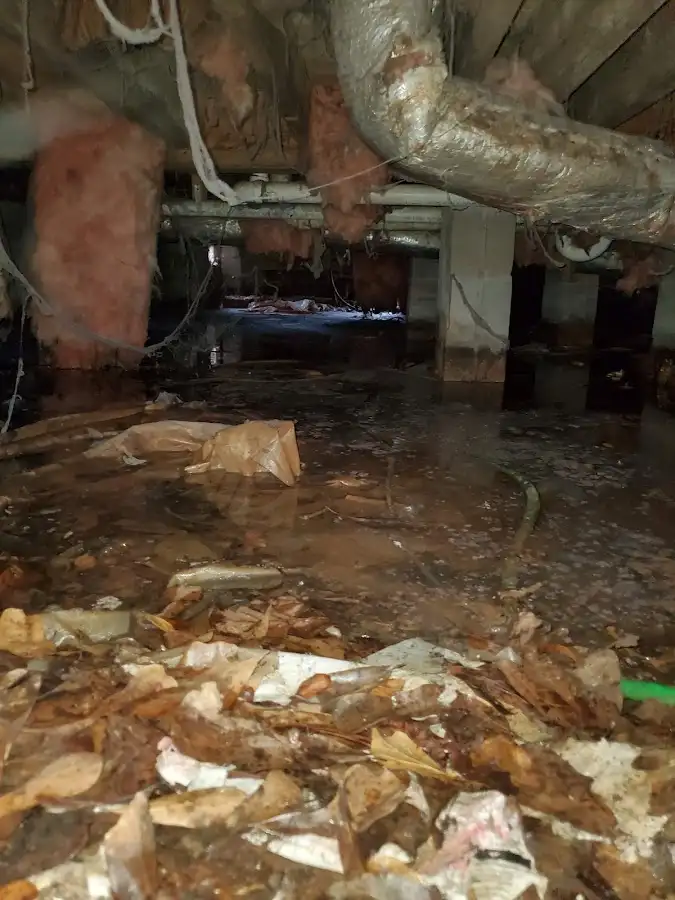 Crawl space flood assessment for Leak Detection & Repair in Xenia